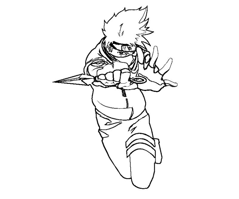 800x667 Kakashi Hatake Coloring Crafty Teenager