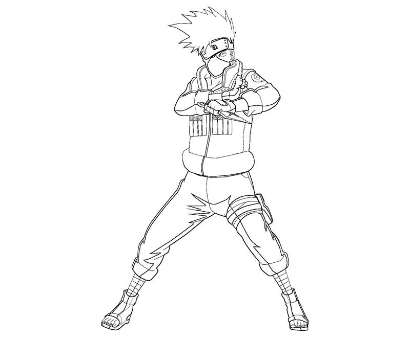 800x667 Kakashi Hatake Coloring Crafty Teenager