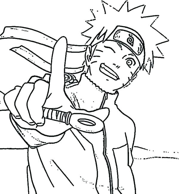 600x650 Kakashi Coloring Pages
