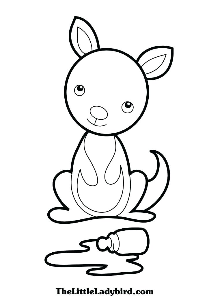 724x1024 Kangaroo Coloring Pages Kangaroo Coloring Pages Cartoon