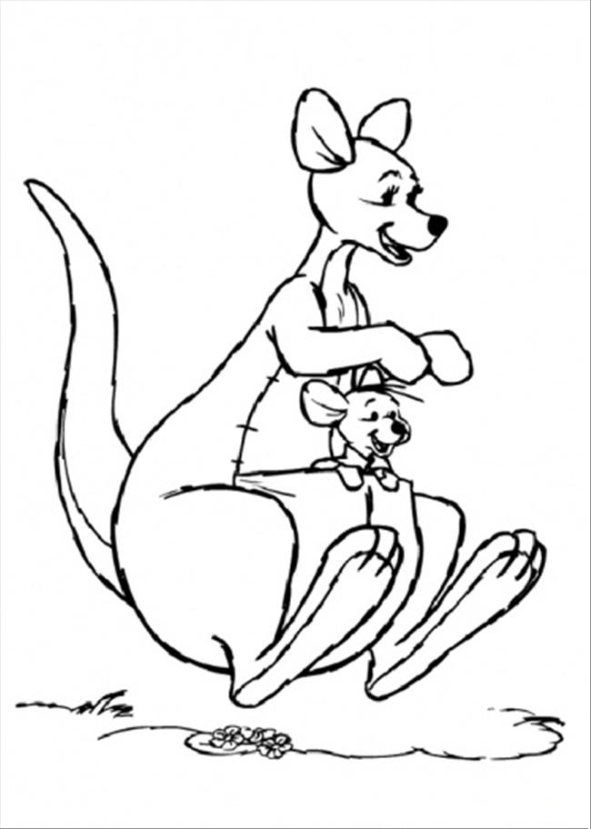 650x912 Kangaroo Coloring Pages To Download And Print For Free