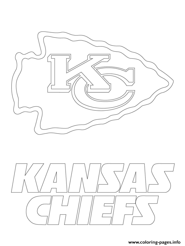 640x853 Kansas City Chiefs Logo Football Sport Coloring Pages Printable