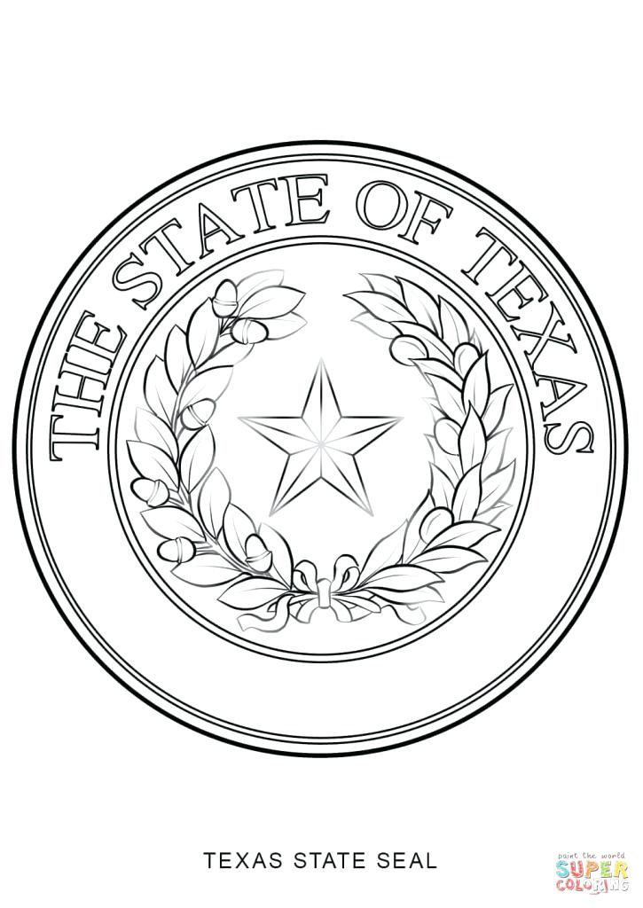 725x1024 Seal Coloring Pages State Seal Coloring Page Free Printable
