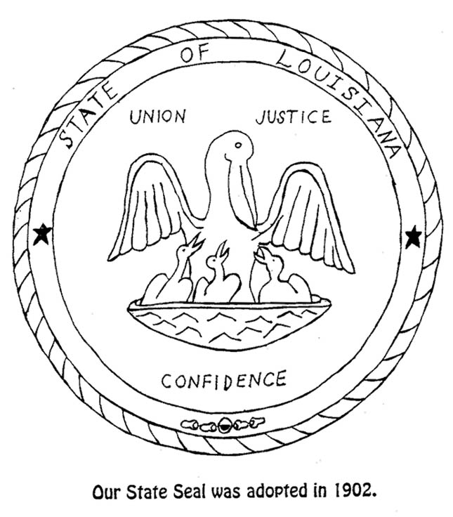 645x736 Coloring Seallouisiana State Symbols Coloring Pages