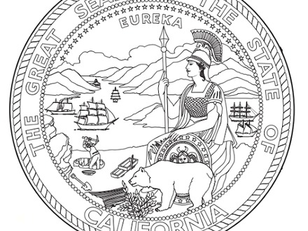 440x330 Exelent Kansas State Flag Coloring Page Adornment