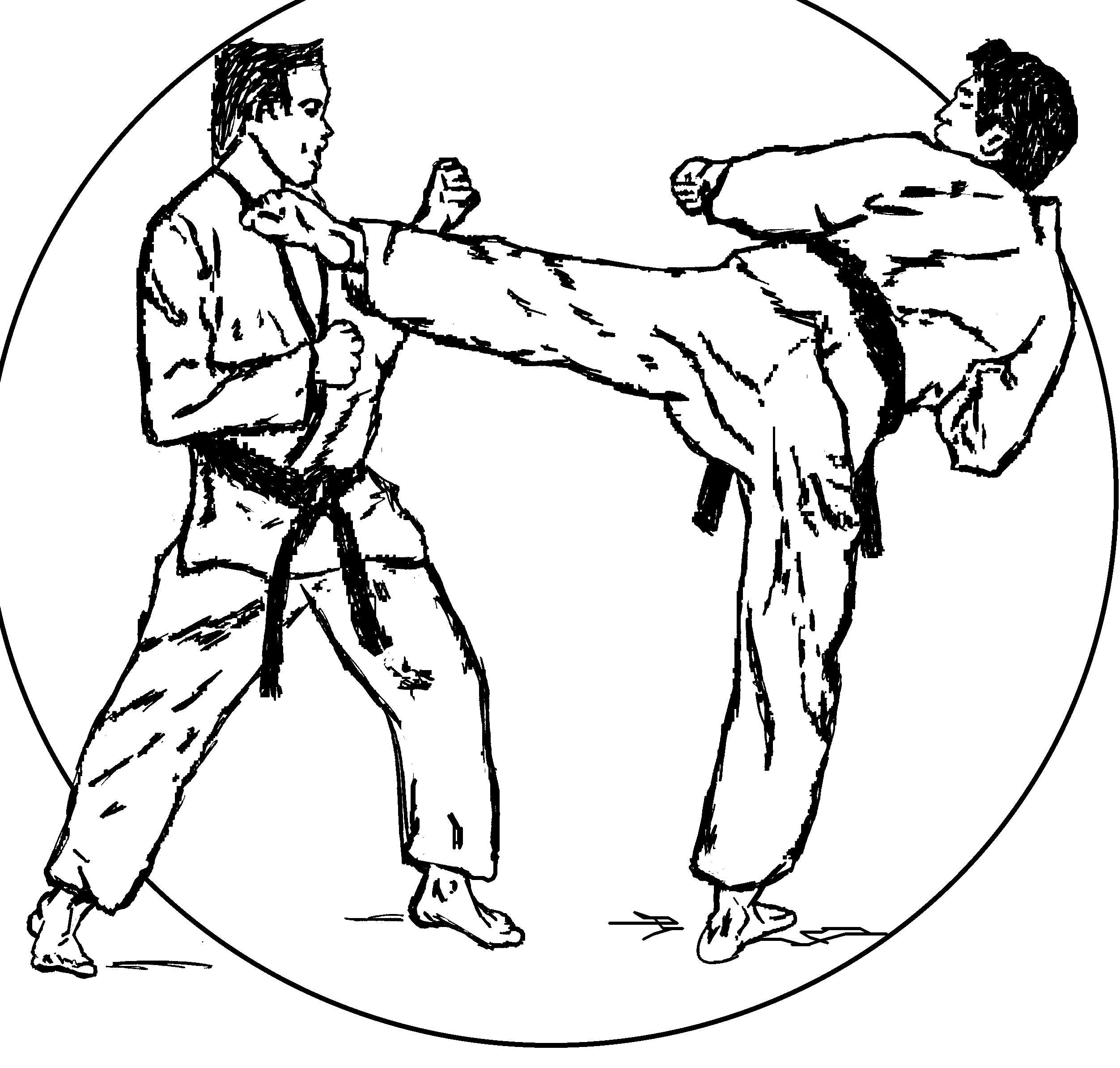 2504x2386 Karate Coloring Pages Download And Print For Free
