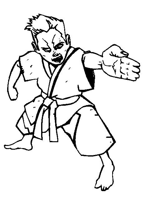 491x635 Kids N Coloring Pages Of Karate