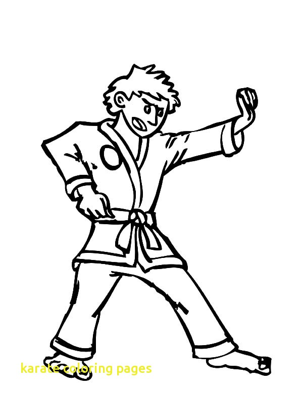 600x788 Karate Coloring Pages