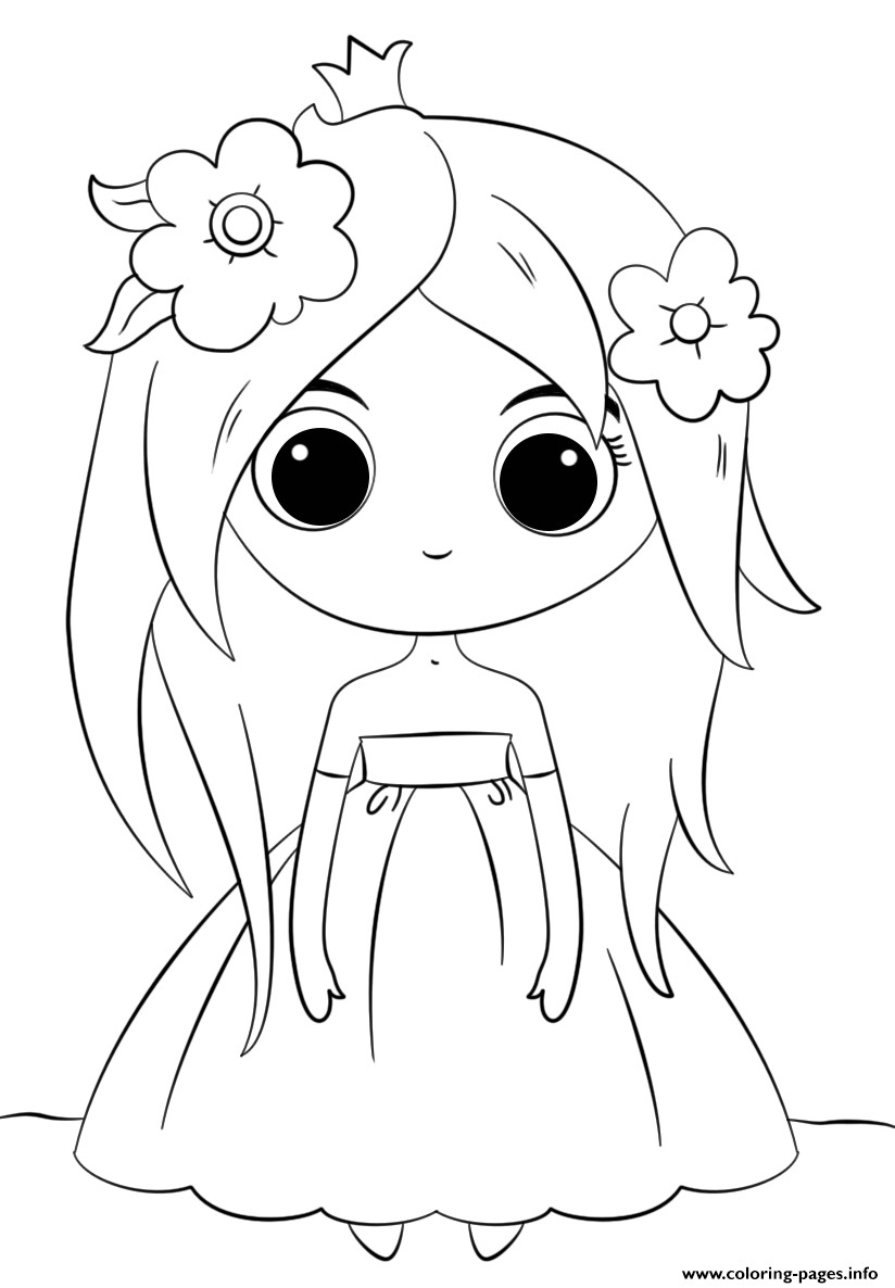 824x1186 Cute Princess Kawaii Coloring Pages Printable For Alluring Tixac