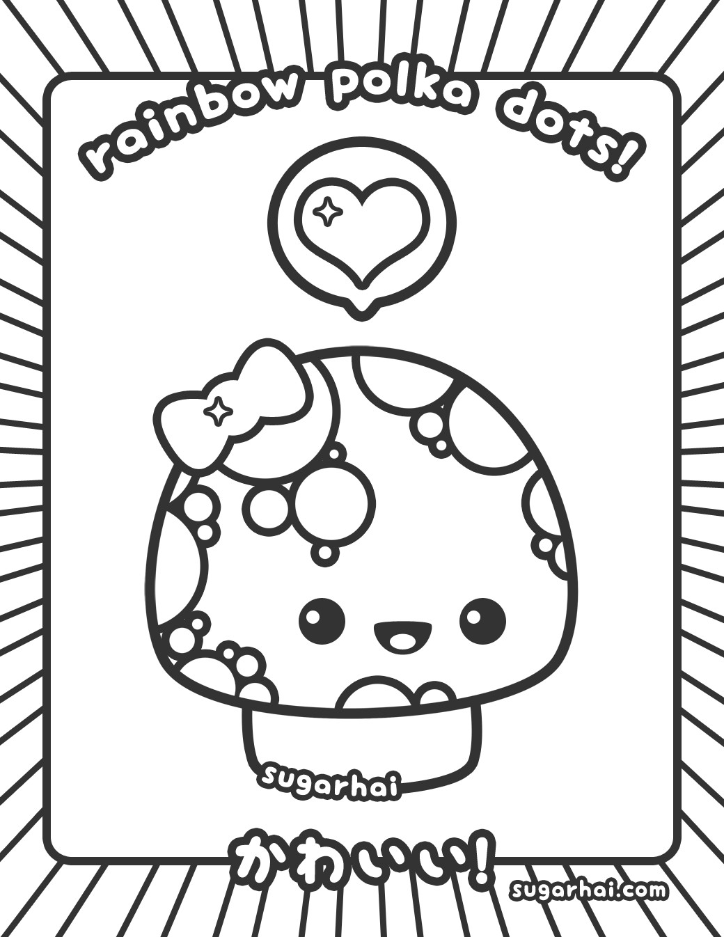 1040x1346 Kawaii Food Coloring Pages