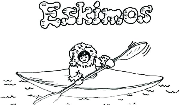 600x349 Eskimo Coloring Page Coloring Page Coloring Pages Printable