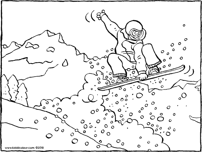 800x602 Sport Colouring Pages