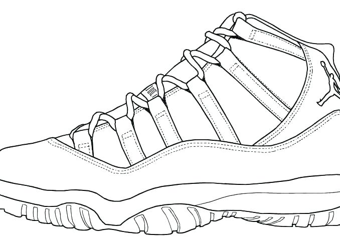 678x479 Nike Shoes Coloring Pages Icontent