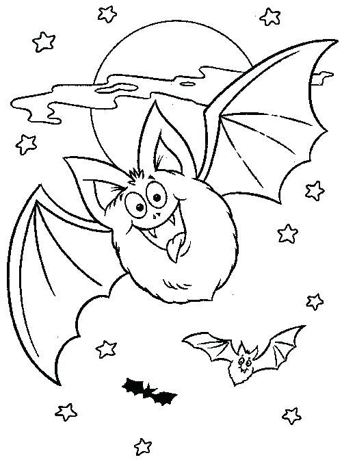500x675 Halloween Bats Coloring Pages Print Out Our Free Bat Coloring Page
