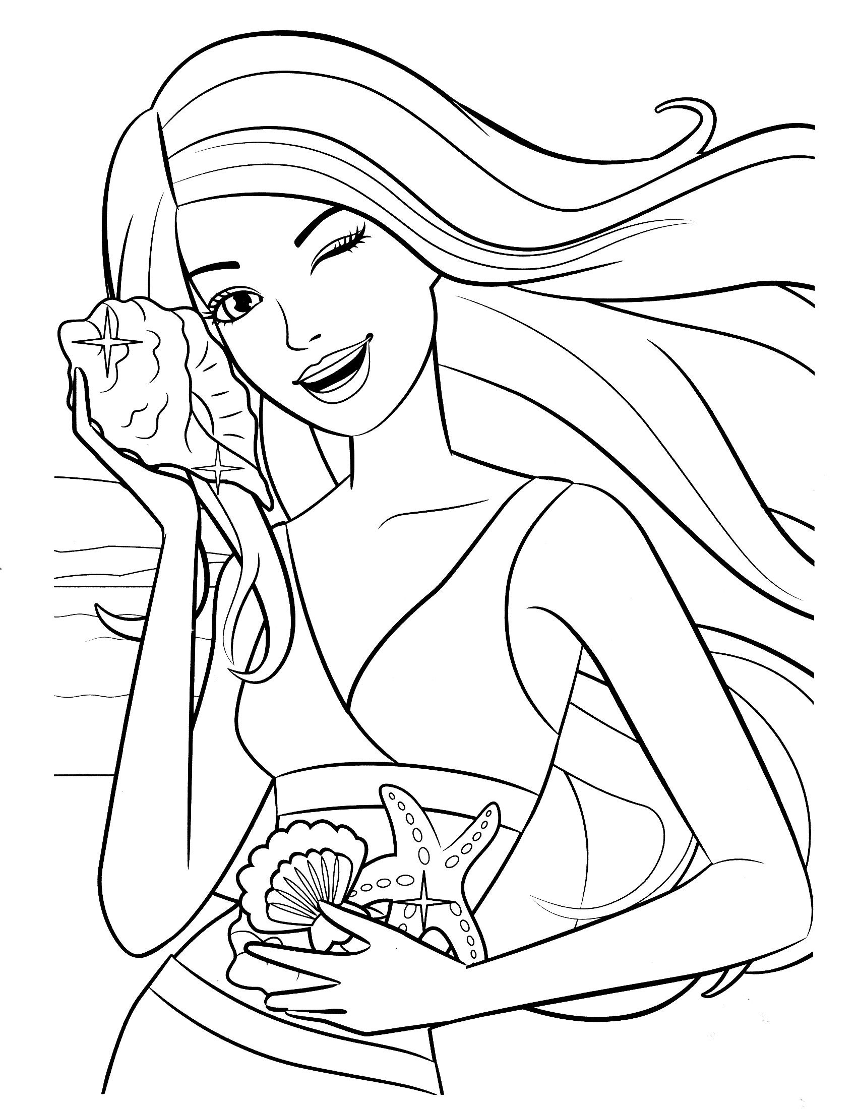 1700x2200 Barbie Coloring Pages That You Can Print New Barbie Coloring Pages