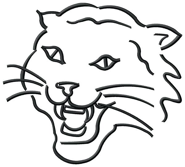 600x541 Wildcat Coloring Page Pics Of Free Wildcat Coloring Pages