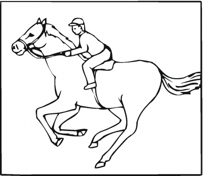 415x360 Hd Wallpapers Kentucky Derby Coloring Pages