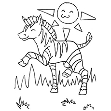 230x230 Top Free Printable Zebra Coloring Pages Online