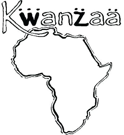 400x437 South African Flag Coloring Page