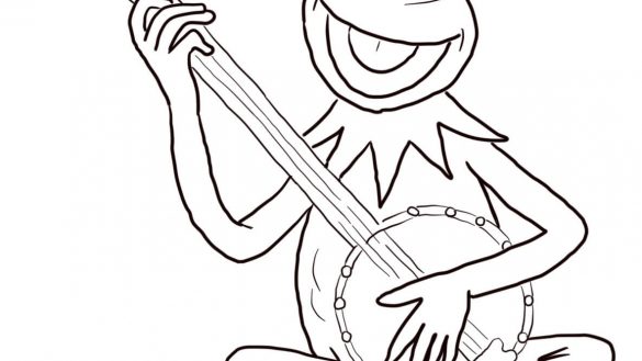 585x329 Kermit The Frog Coloring Pages Coloring Book