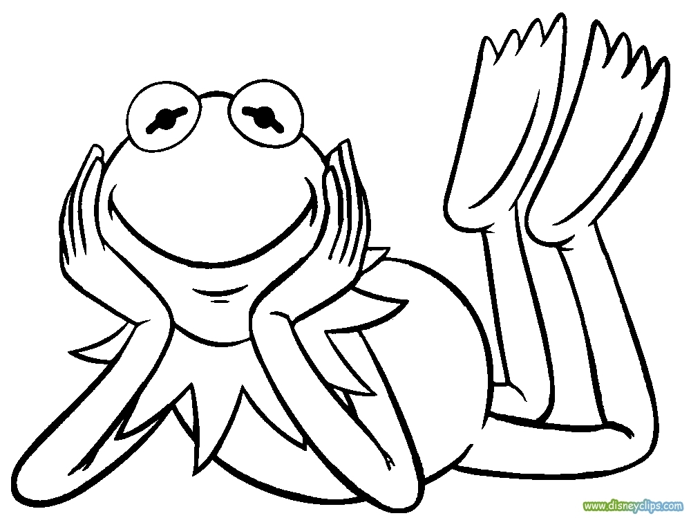 1000x749 Kermit The Frog Coloring Pages To Print Download