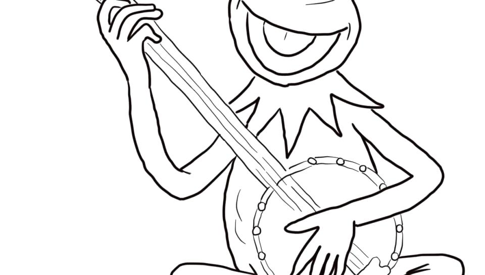 960x544 Kermit The Frog Coloring Pages Fresh Frog Coloring Pages To Print