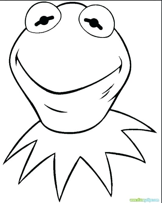 532x665 Kermit The Frog Coloring Pages Frog Coloring Pages Free Sweet Frog