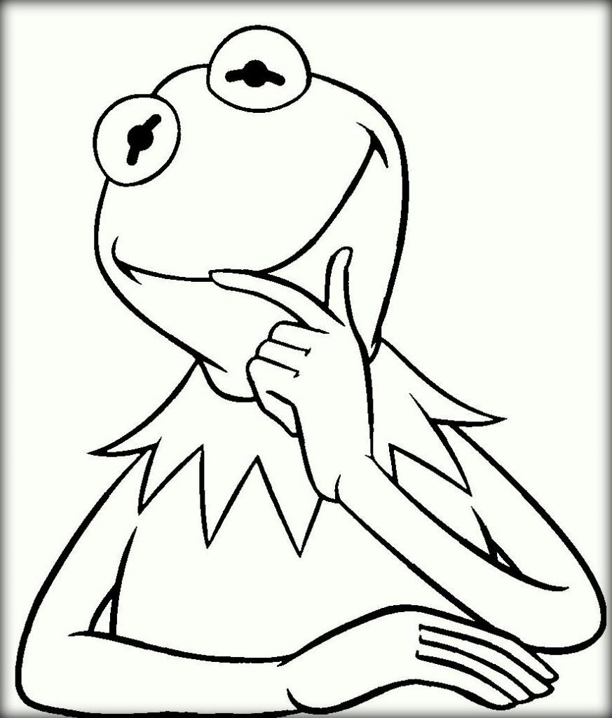 873x1024 Impressive Kermit The Frog Coloring Pages