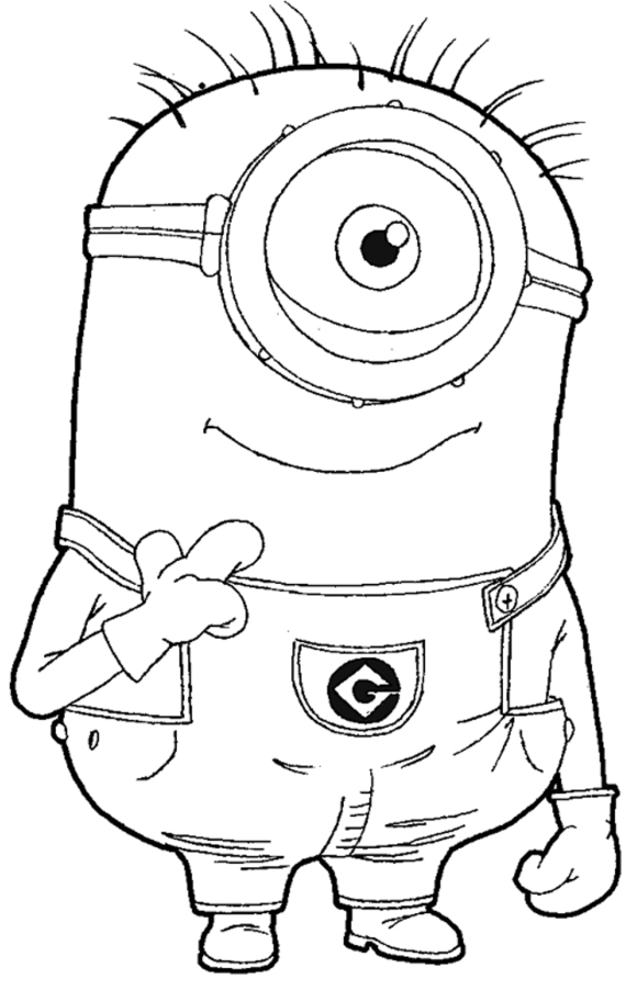 580x902 Despicable Me Coloring Coloring Pages Adult