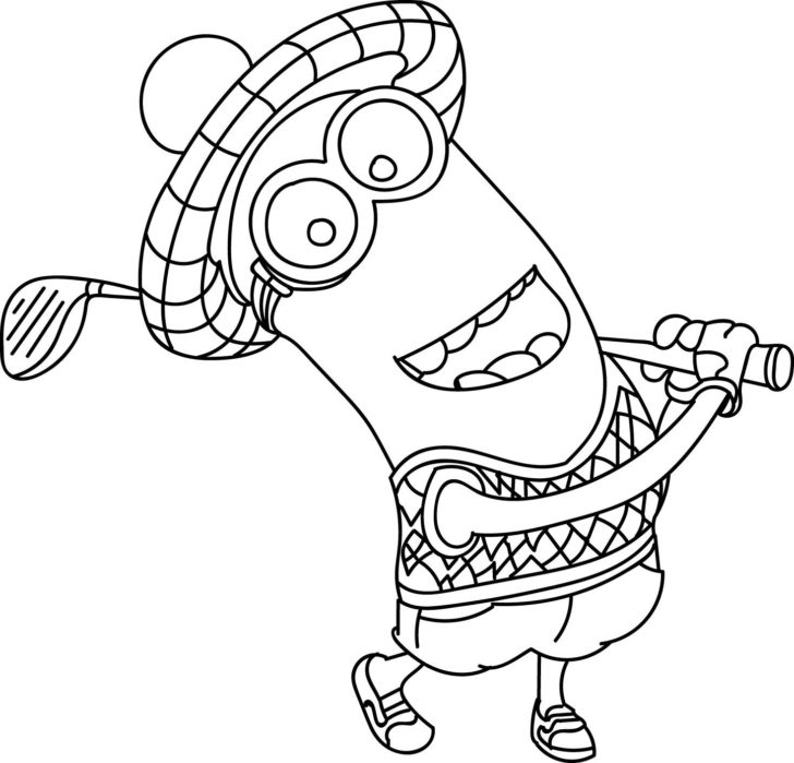 728x699 Kevin Minion Colouring Pictures Coloring Pages Kids