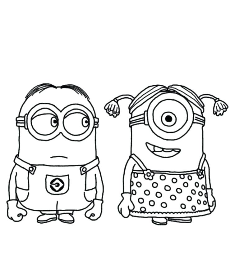 756x864 Minion Coloring Pages Despicable Me Minion Coloring Pages Minion