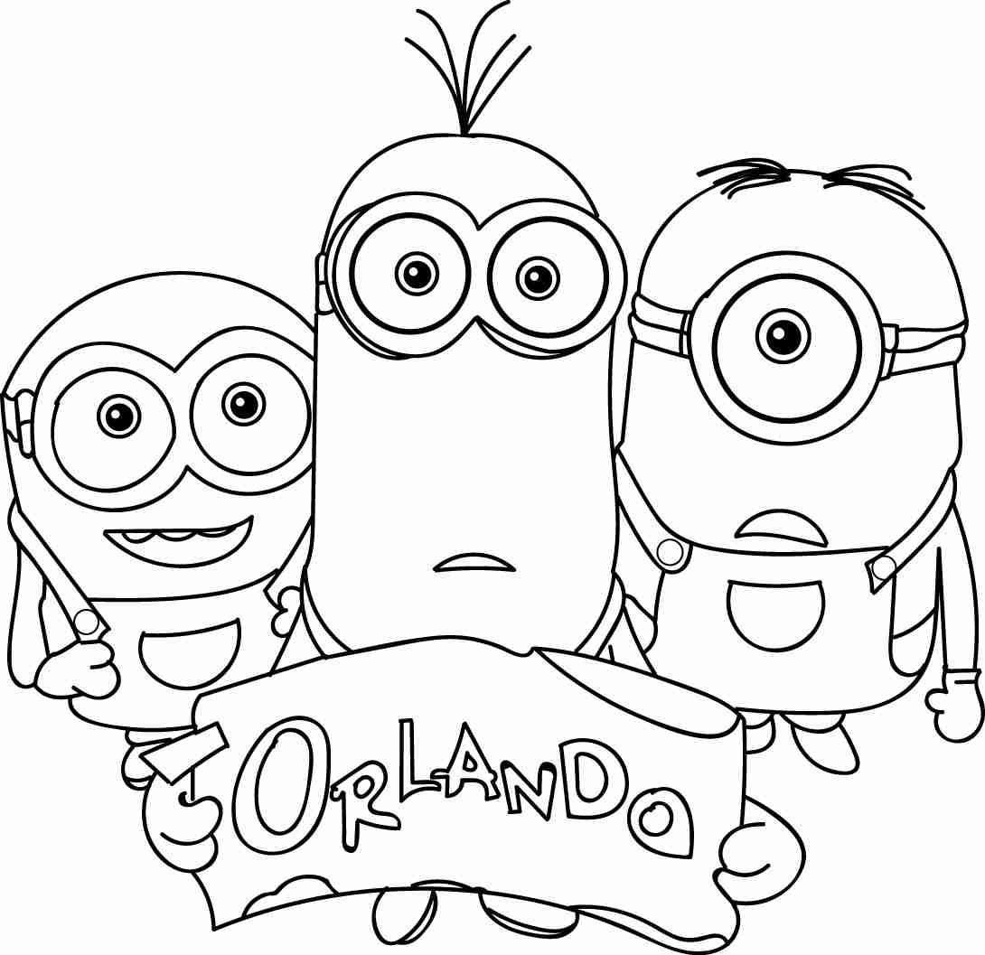 1090x1057 Minion Kevin Coloring Page For Alluring Pages Minions