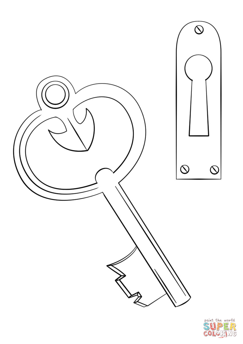 849x1200 Key Coloring Page Info Beauteous Acpra