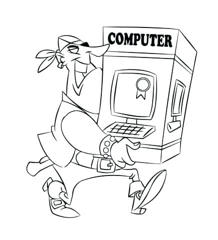 437x480 Computer Coloring Pages Click To See Printable Version Of Pirate