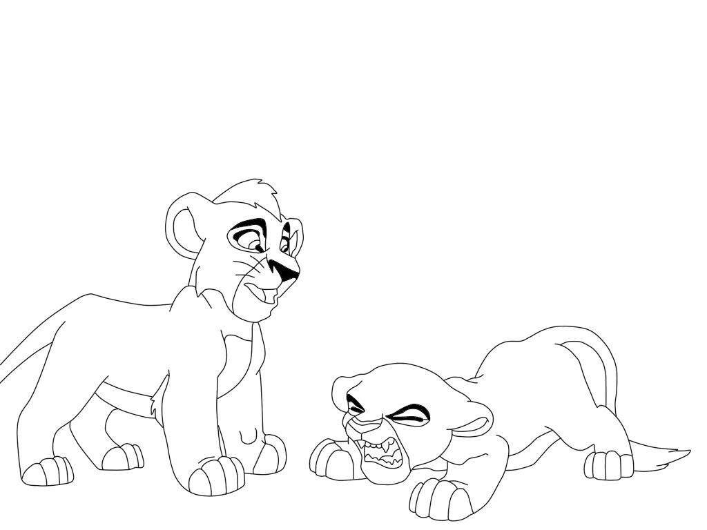1024x768 Lion King Coloring Pages Kiara And Kovu To Print Coloring Book