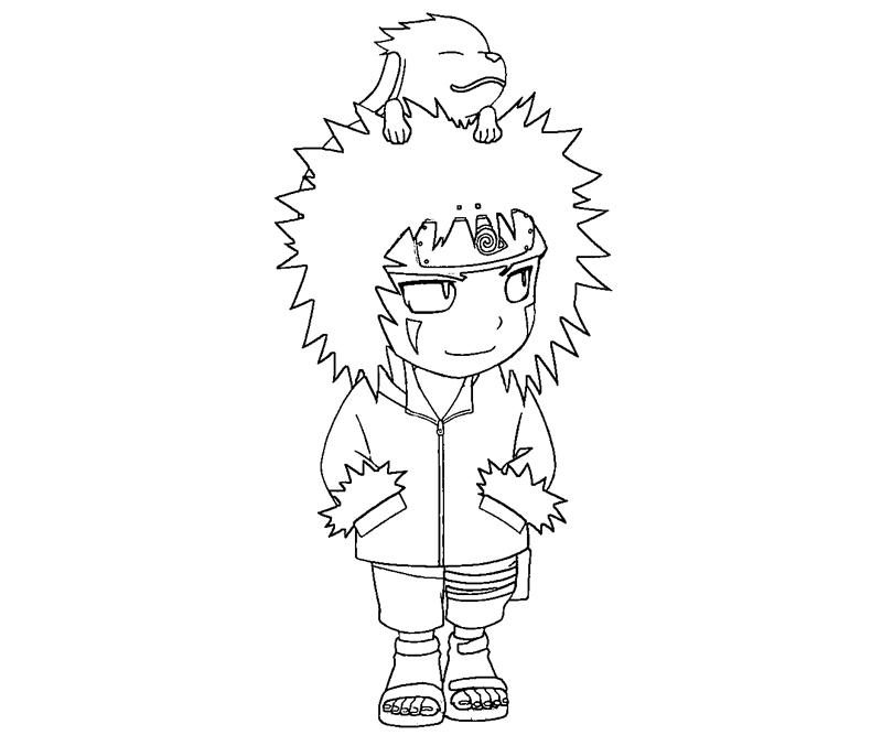 800x667 Kiba Inuzuka Coloring Crafty Teenager