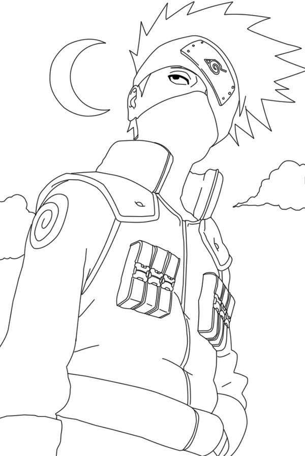 600x898 Naruto Coloring Pages Fabulous Anime Naruto Coloring Page