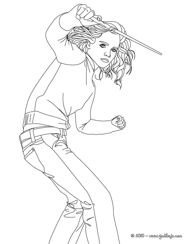 635x820 Coloring Pages Hermione Dibujo Para Colorear Emma Wats On Harry
