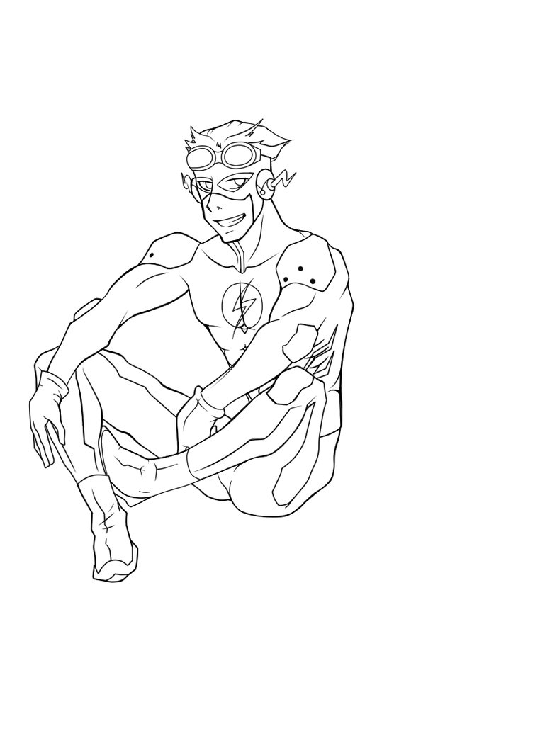 762x1049 Kid Flash Coloring Pages Barkandcall Me