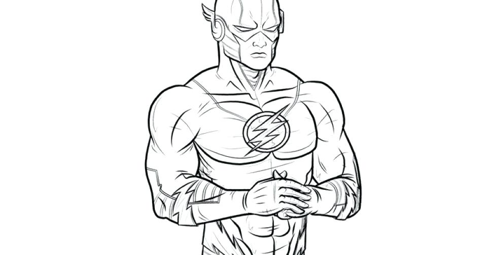 960x504 Kid Flash Coloring Pages Printable Get This Free Flash Coloring