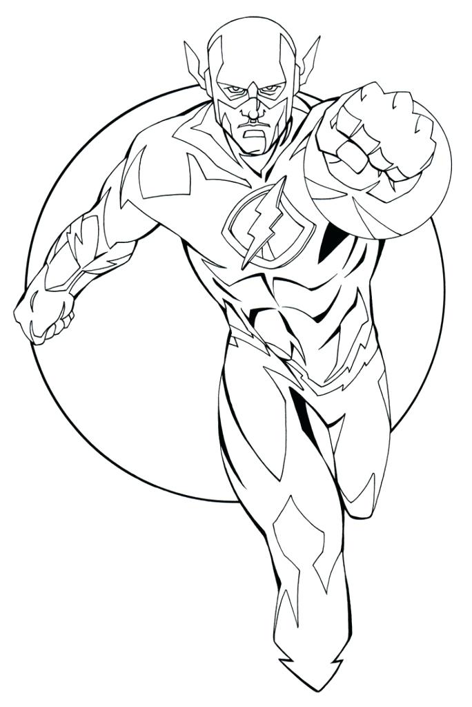 684x1024 Kid Flash Coloring Also Justice League Flash Coloring Pages