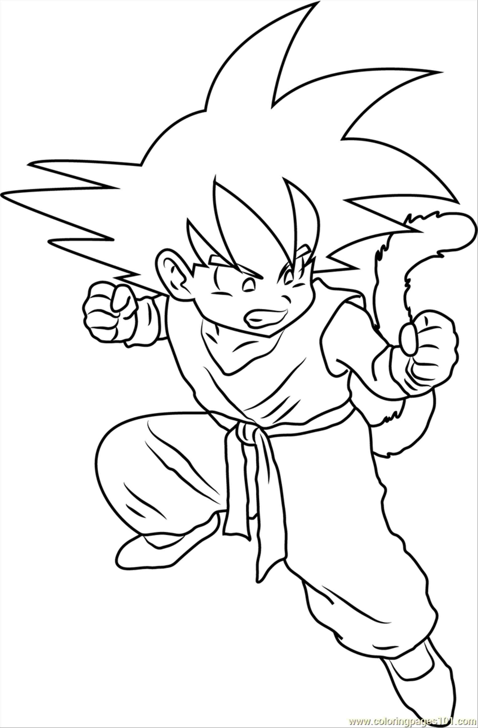1900x2895 Fresh Kid Goku Coloring Pages