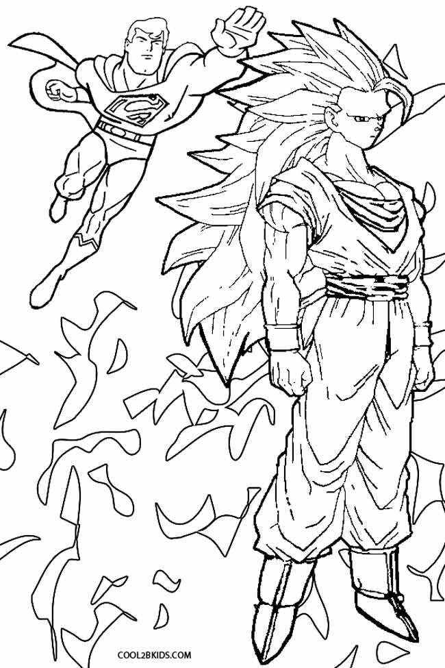 650x975 Printable Goku Coloring Pages For Kids