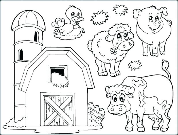 Kids Coloring Pages Farm Animals at GetDrawings | Free download