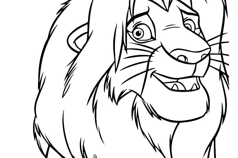820x544 Coloring Page Animals Coloring Pages For Kids Animals Amazing Lion
