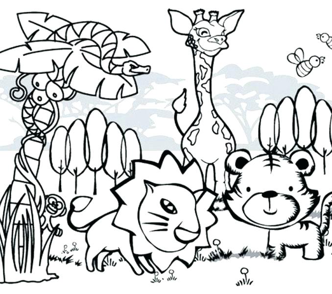 678x600 Farm Animal Coloring Pages In Addition To Funny Animal Coloring
