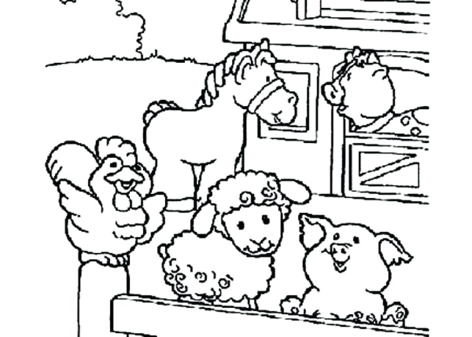 960x686 Free Printable Farm Animal Coloring Pages For Kids Colouring Farm