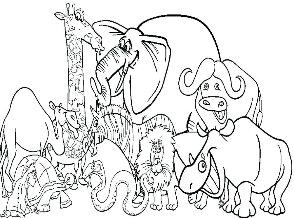 1007x745 Animal Coloring Pages To Print Farm Animals Coloring Pages