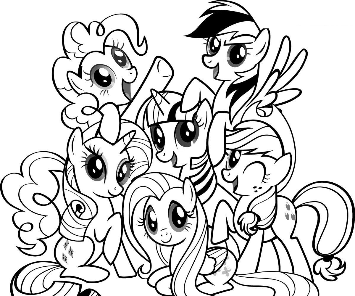 1200x1000 Free Printable My Little Pony Coloring Pages For Kids Dibujos