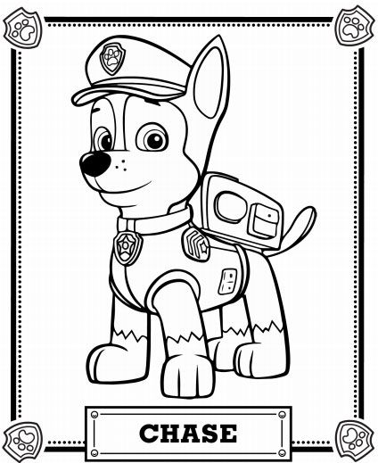 424x519 Paw Patrol Printable Coloring Pages Trendy Idea Best Images